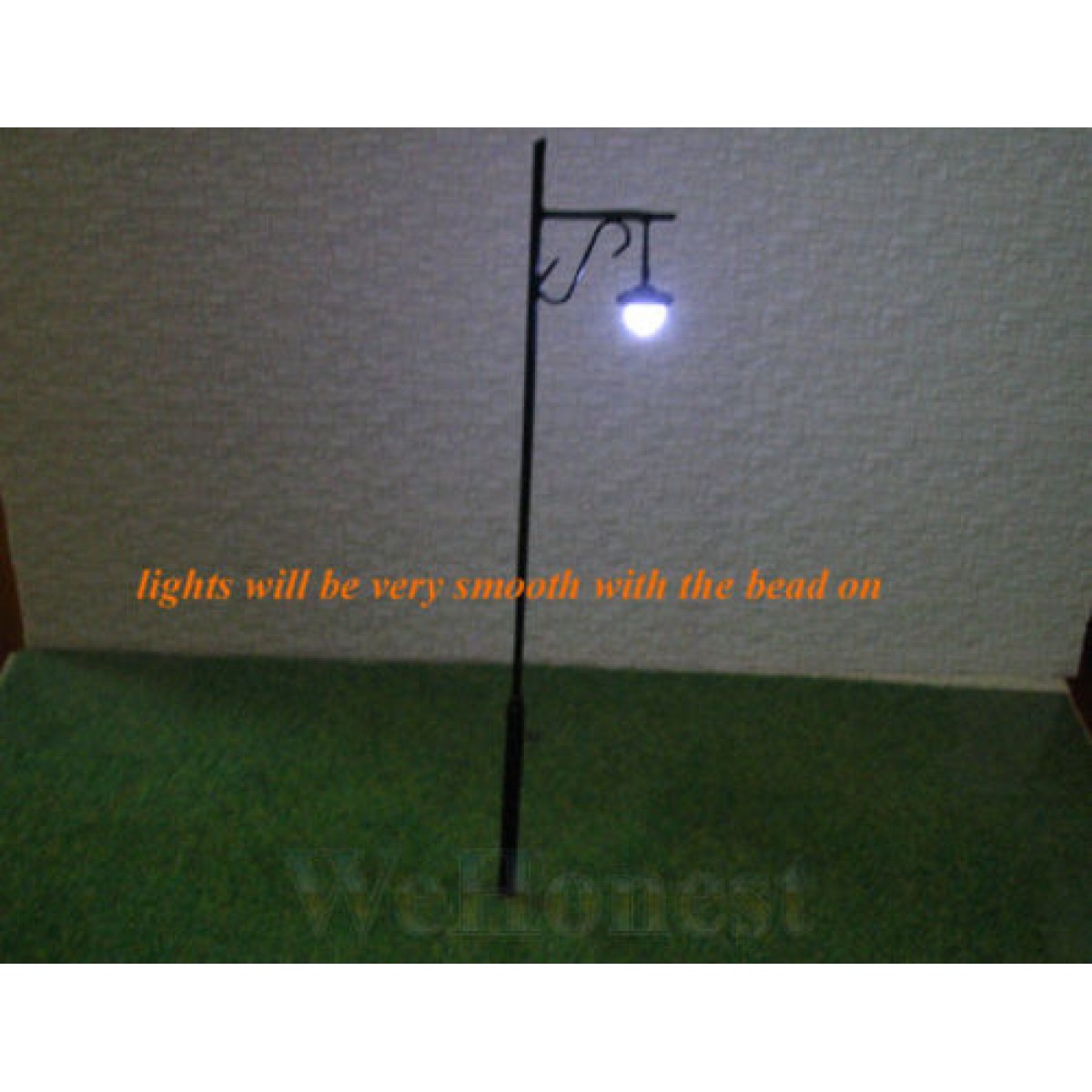 1 x O gauge Long Life Lampposts LEDs Made, Cold Lights, Safer, not hot #R34